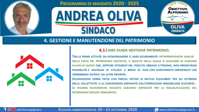 4.1 linee guida gestione patrimonio